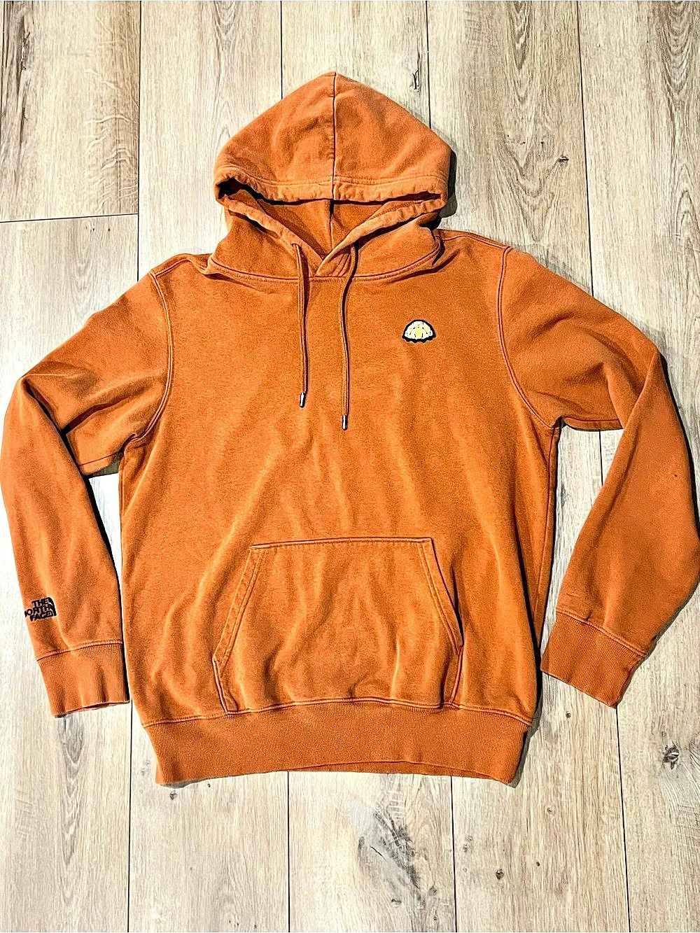 The North Face Men's Hoodie Pull Over Burnt Orange Medium